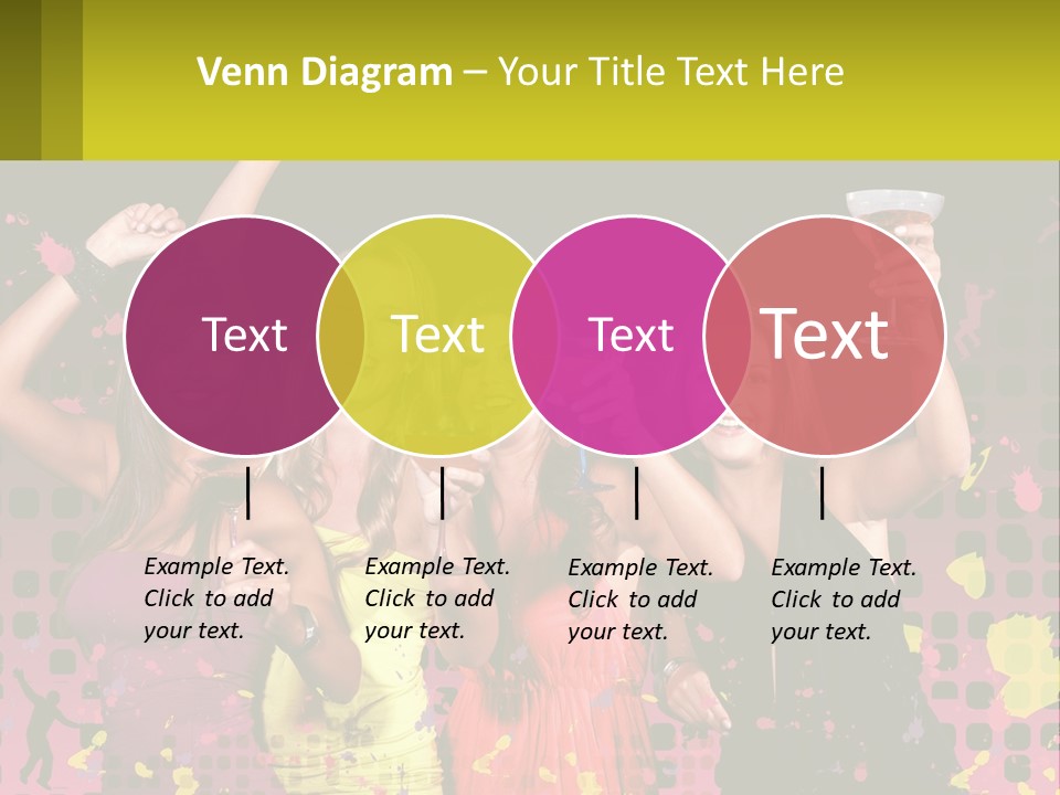 Celebrting Cocktail Friendship PowerPoint Template