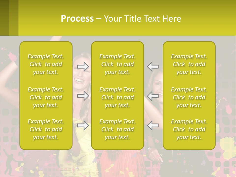 Celebrting Cocktail Friendship PowerPoint Template