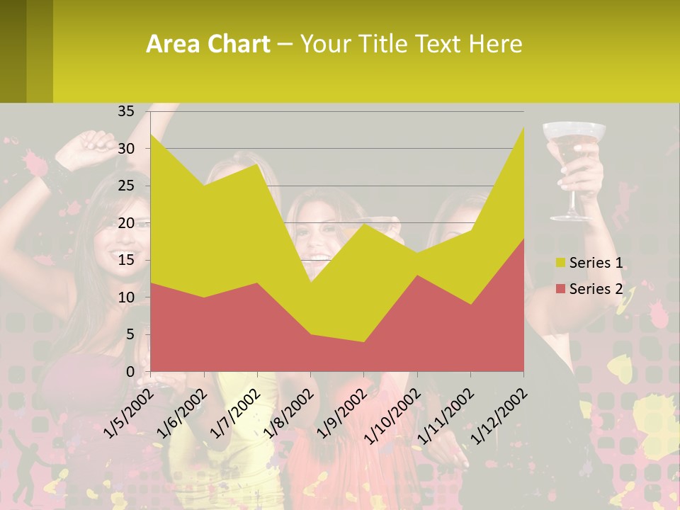 Celebrting Cocktail Friendship PowerPoint Template