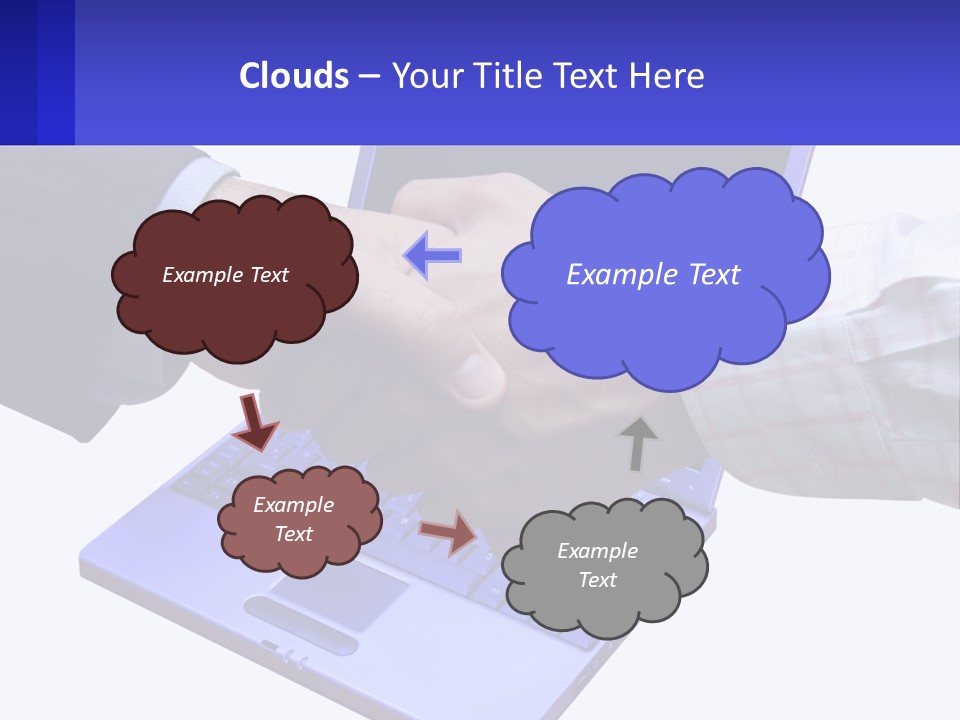 Agreement Employment Hands PowerPoint Template