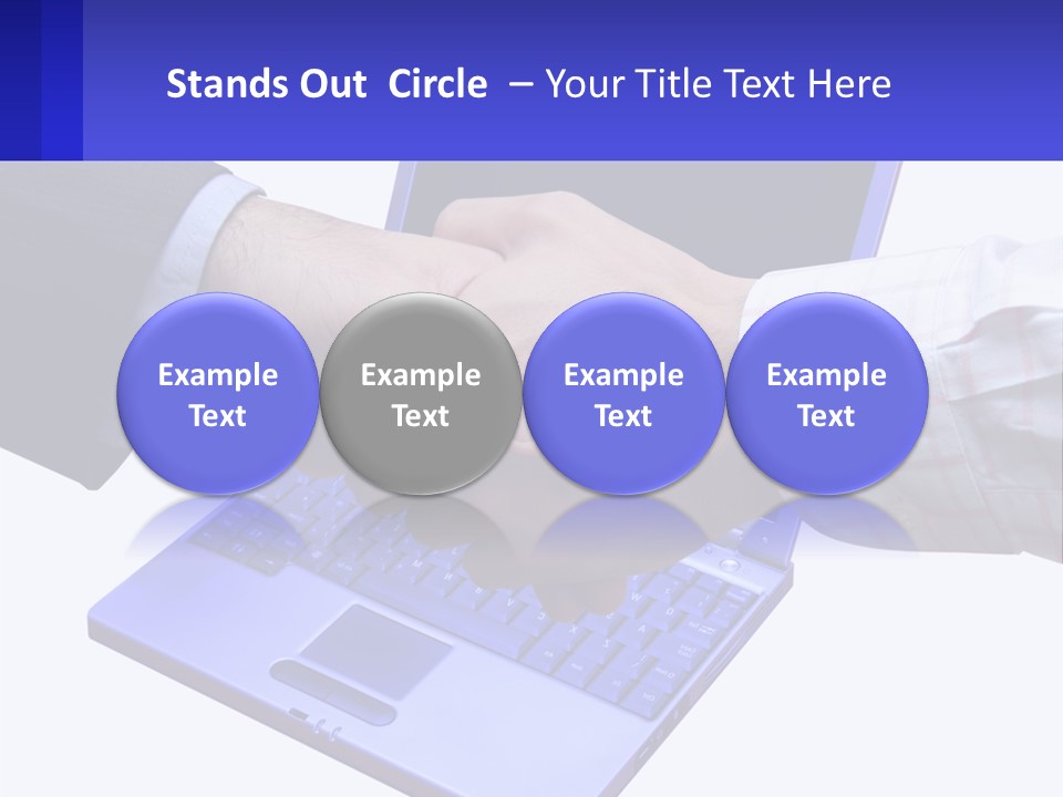 Agreement Employment Hands PowerPoint Template
