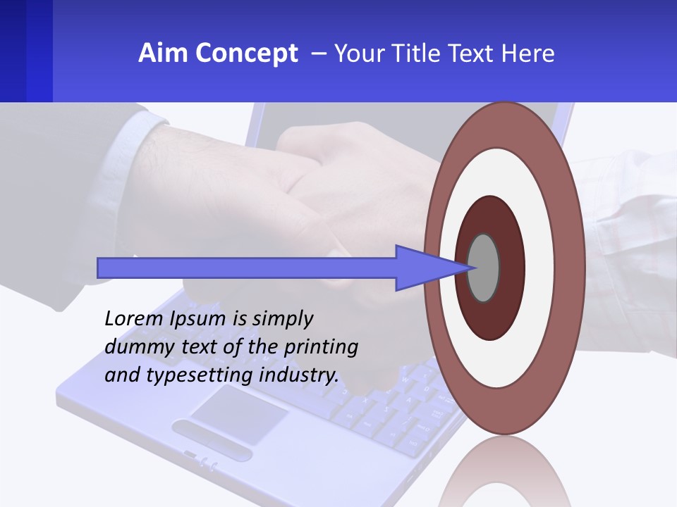 Agreement Employment Hands PowerPoint Template