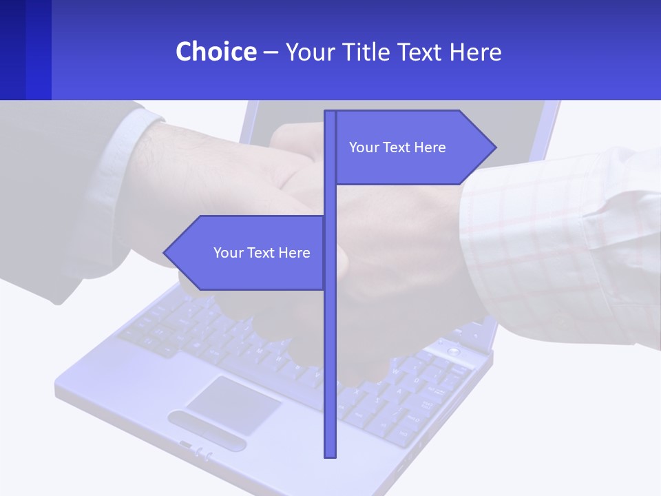 Agreement Employment Hands PowerPoint Template
