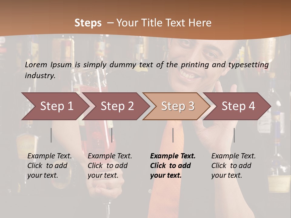 Young Ice Preparing PowerPoint Template