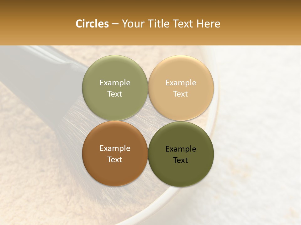 Golden Make Makeup PowerPoint Template