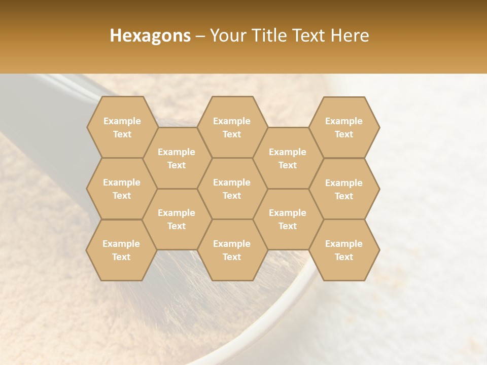 Golden Make Makeup PowerPoint Template