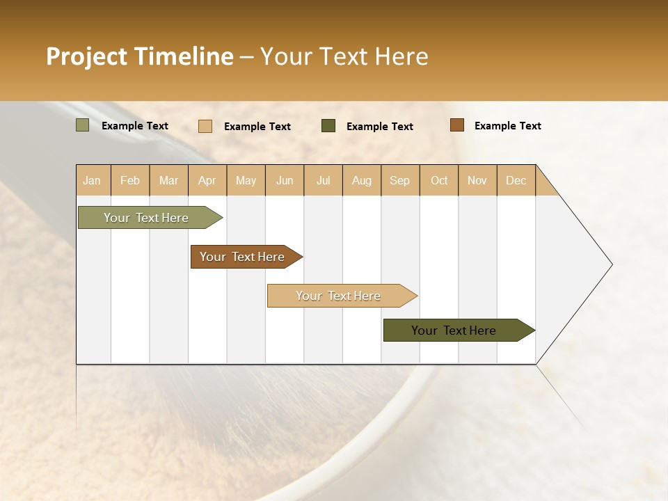 Golden Make Makeup PowerPoint Template