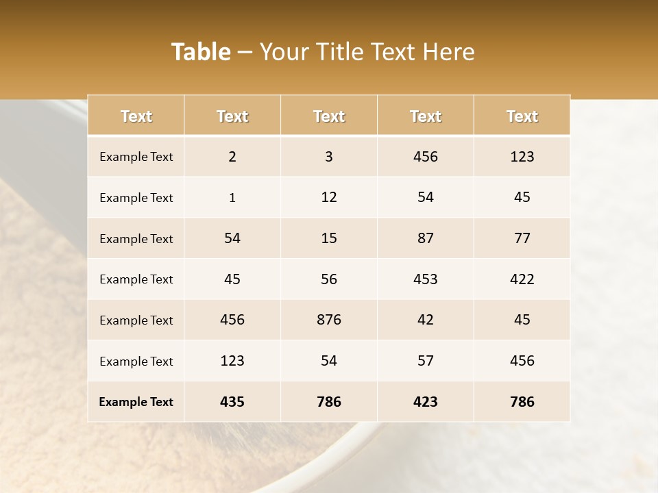 Golden Make Makeup PowerPoint Template