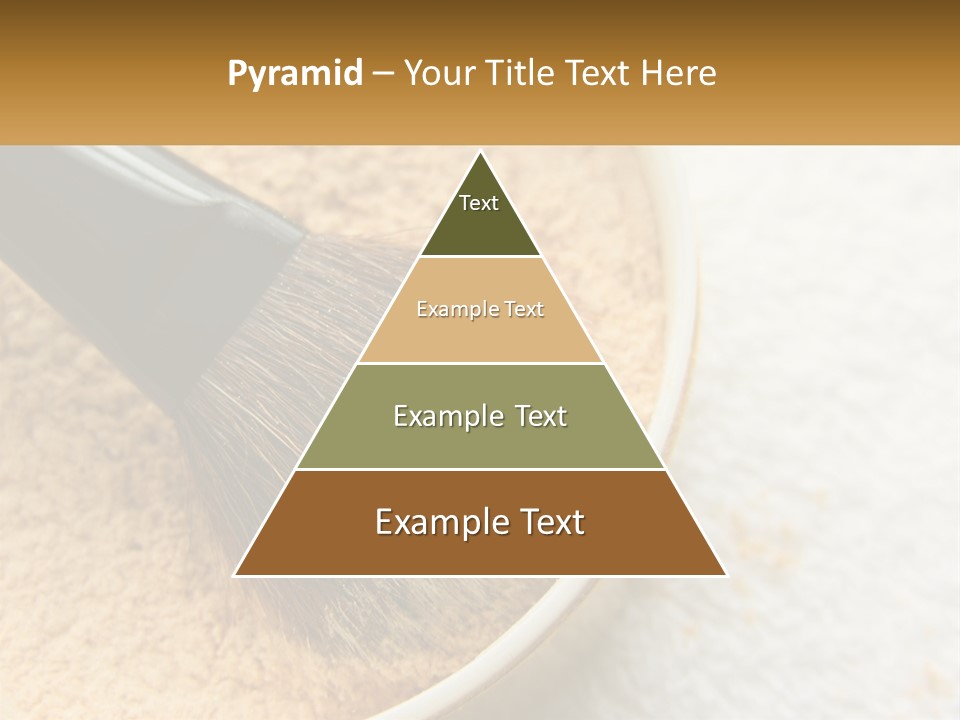 Golden Make Makeup PowerPoint Template