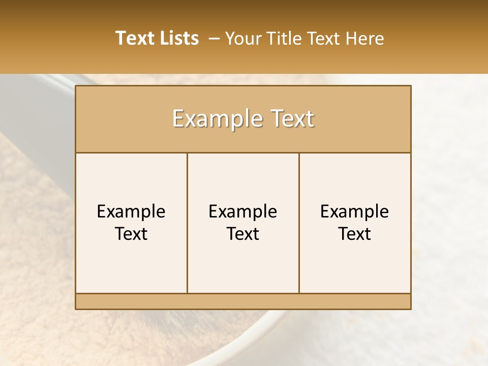 Golden Make Makeup PowerPoint Template