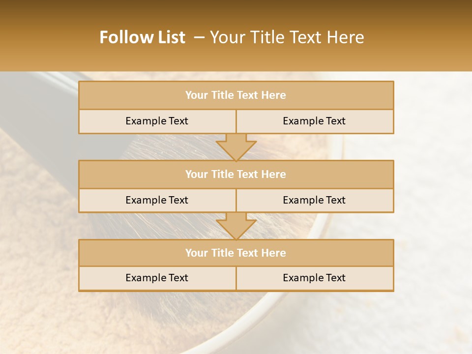 Golden Make Makeup PowerPoint Template