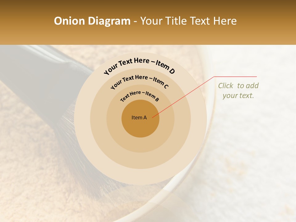 Golden Make Makeup PowerPoint Template