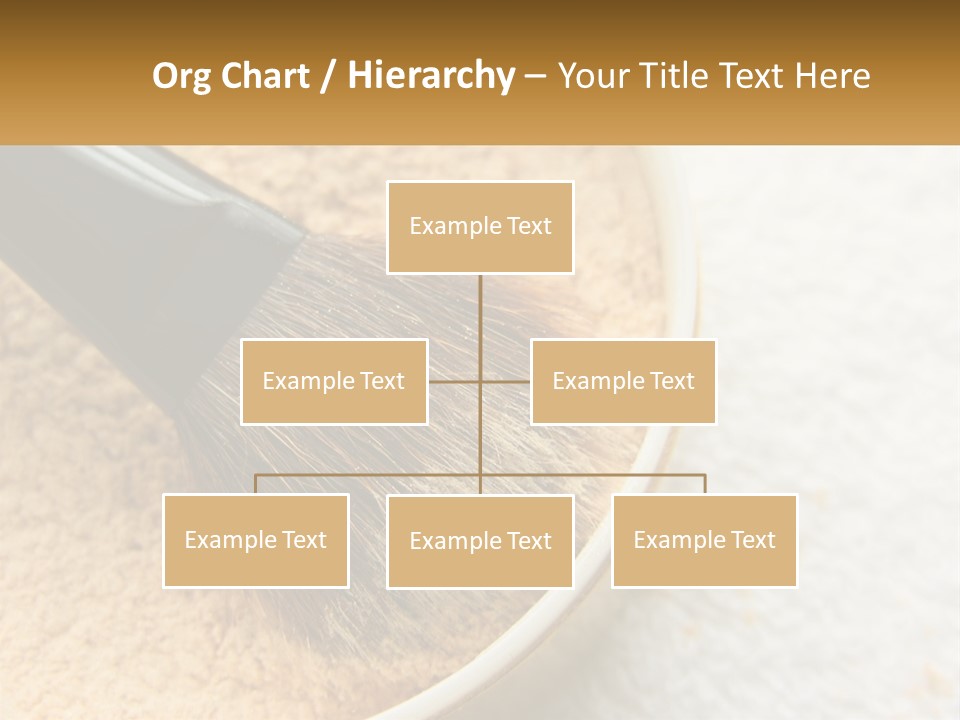 Golden Make Makeup PowerPoint Template