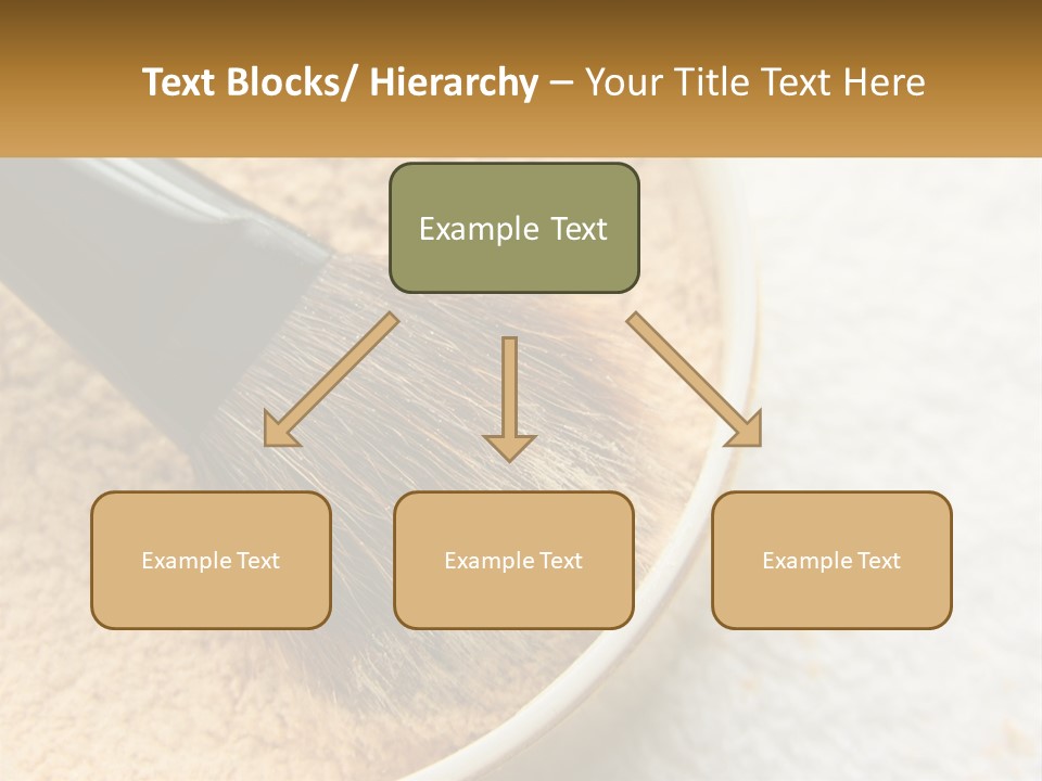 Golden Make Makeup PowerPoint Template