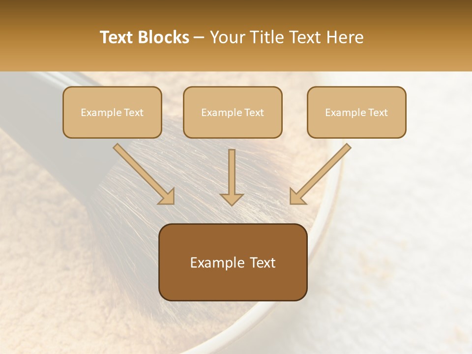 Golden Make Makeup PowerPoint Template