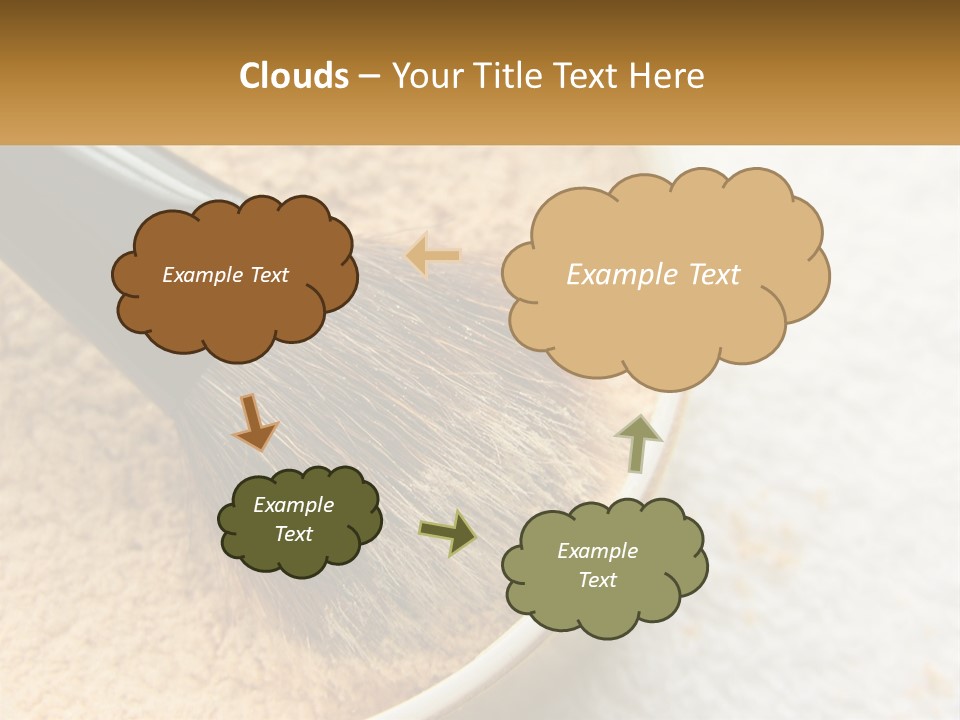 Golden Make Makeup PowerPoint Template