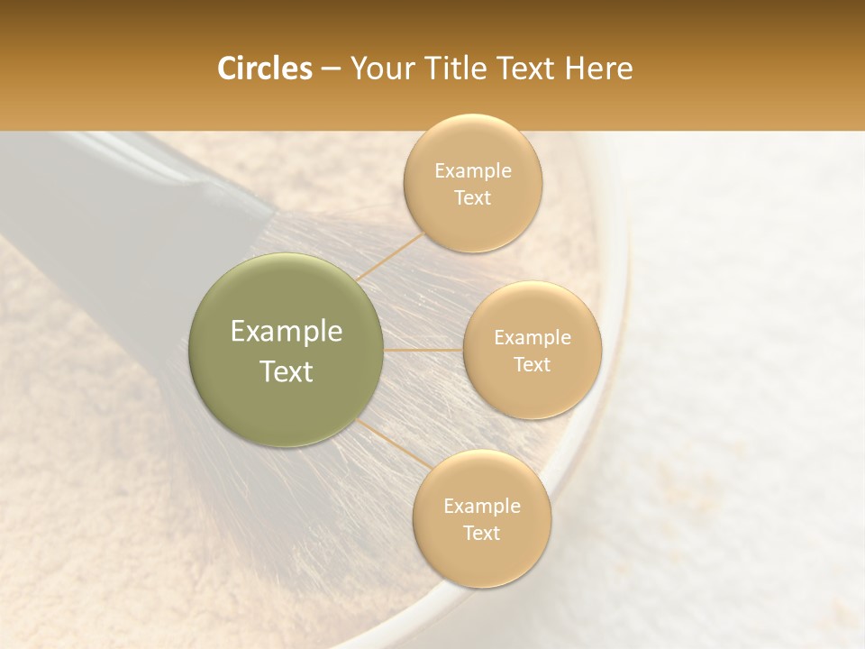 Golden Make Makeup PowerPoint Template