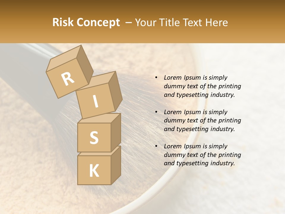 Golden Make Makeup PowerPoint Template