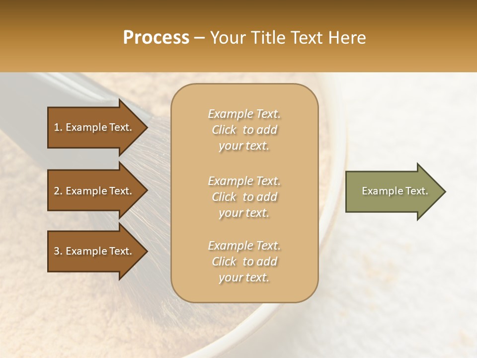 Golden Make Makeup PowerPoint Template