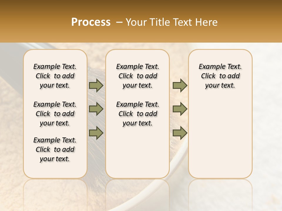 Golden Make Makeup PowerPoint Template