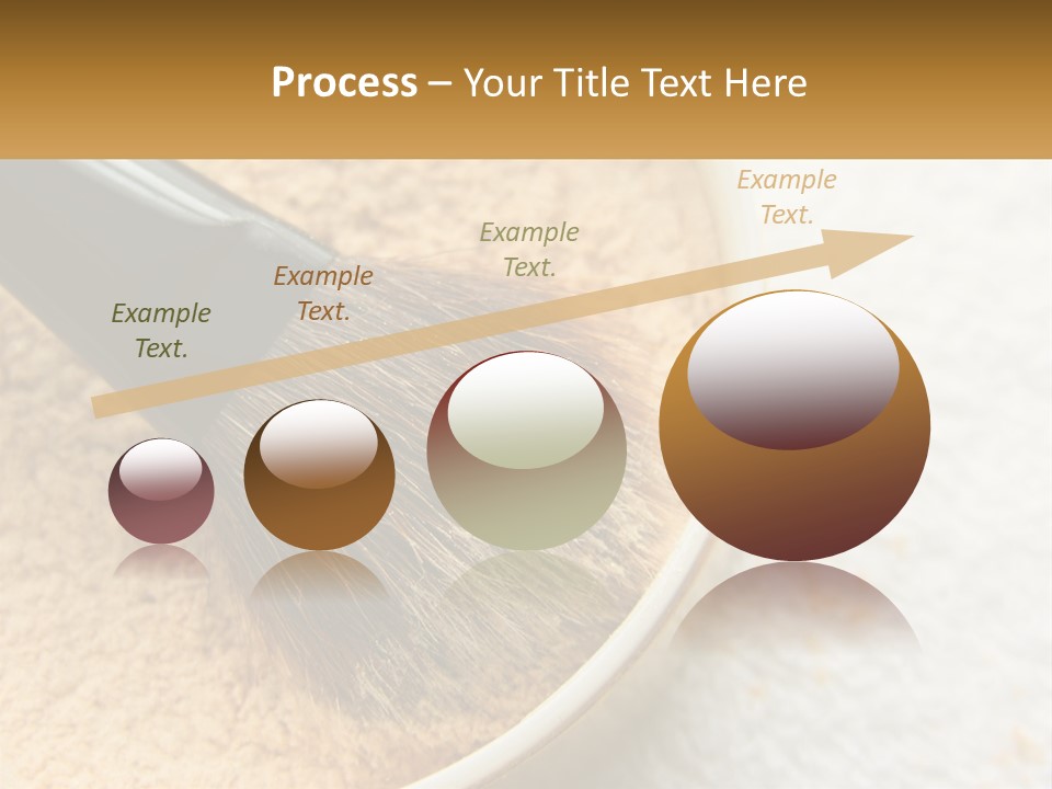 Golden Make Makeup PowerPoint Template