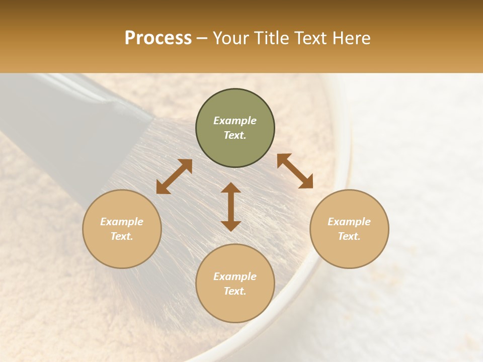 Golden Make Makeup PowerPoint Template