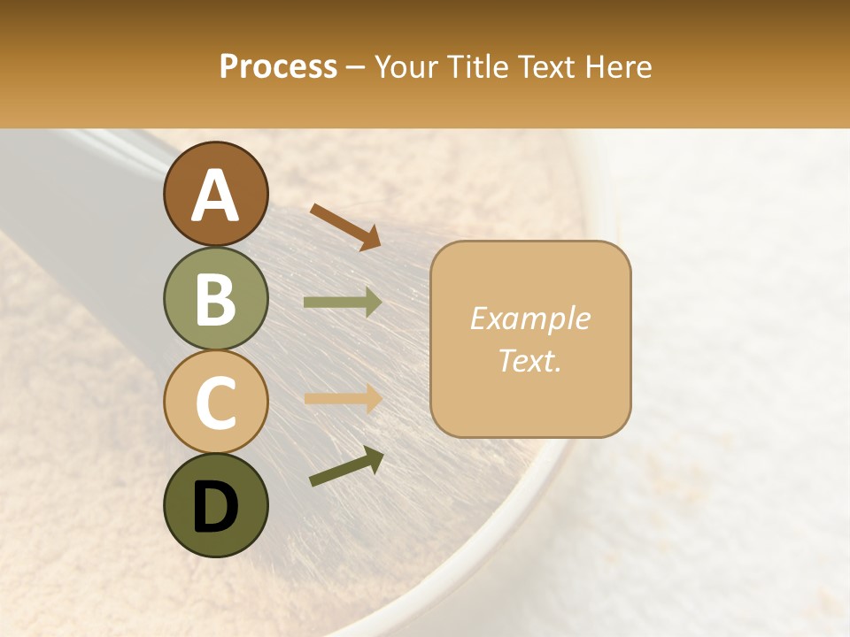 Golden Make Makeup PowerPoint Template