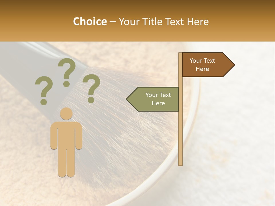 Golden Make Makeup PowerPoint Template