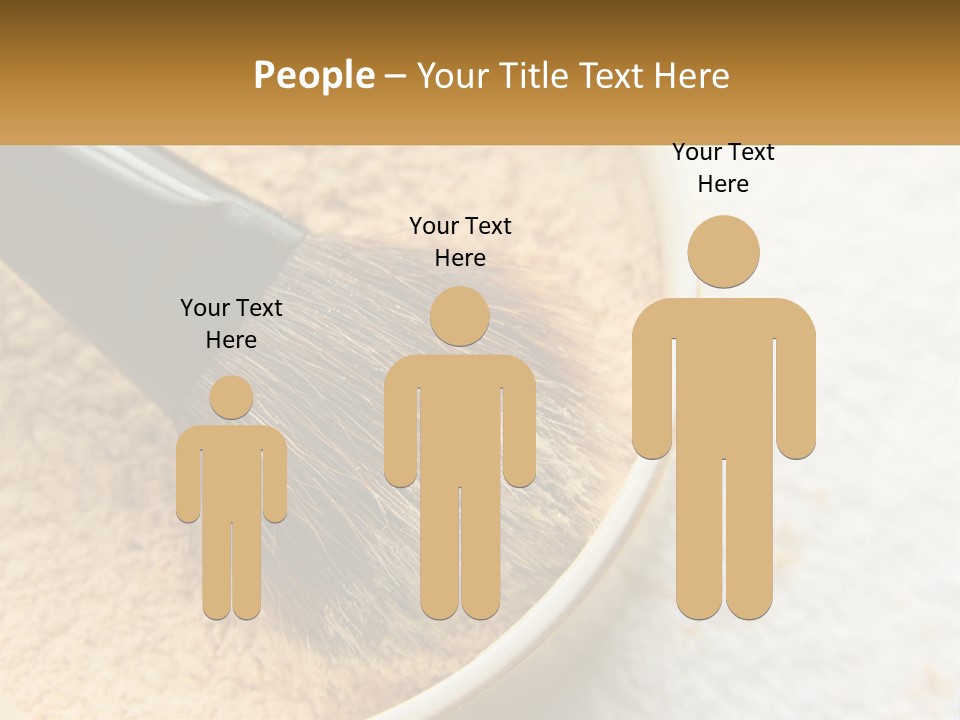 Golden Make Makeup PowerPoint Template