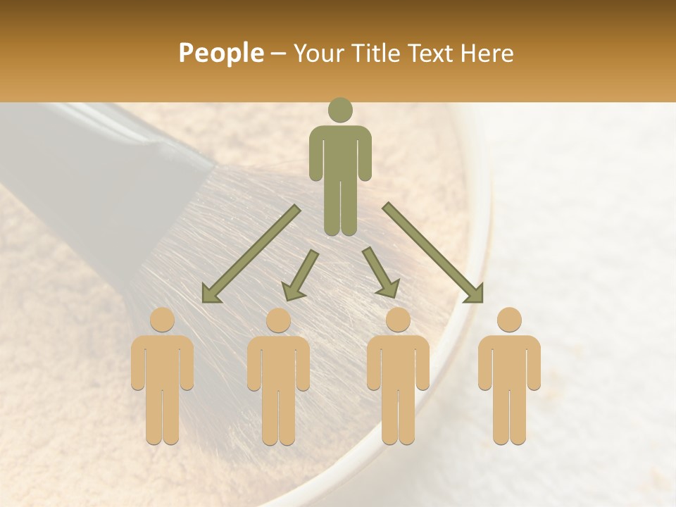 Golden Make Makeup PowerPoint Template