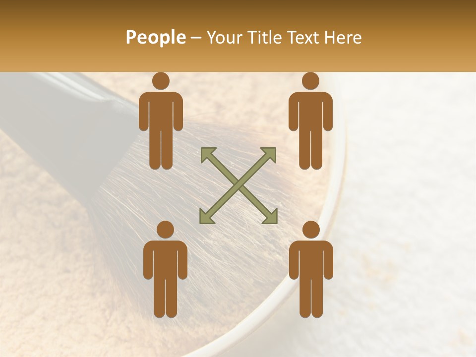 Golden Make Makeup PowerPoint Template