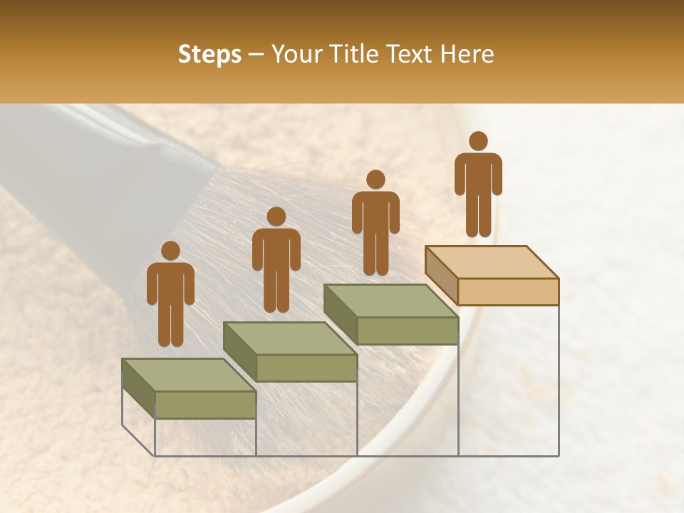 Golden Make Makeup PowerPoint Template