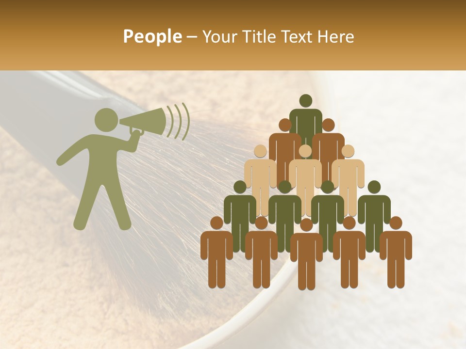 Golden Make Makeup PowerPoint Template