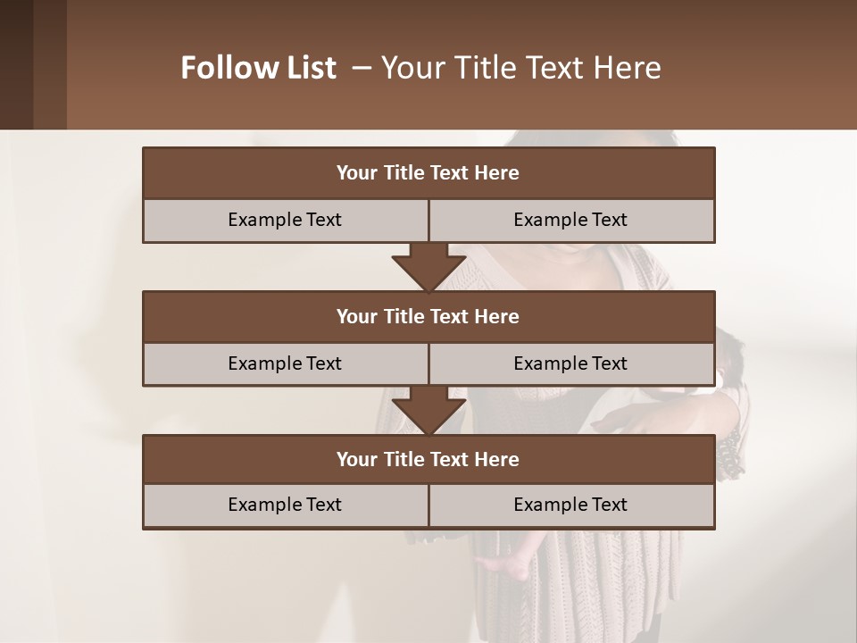 African American Serious Motherhood PowerPoint Template