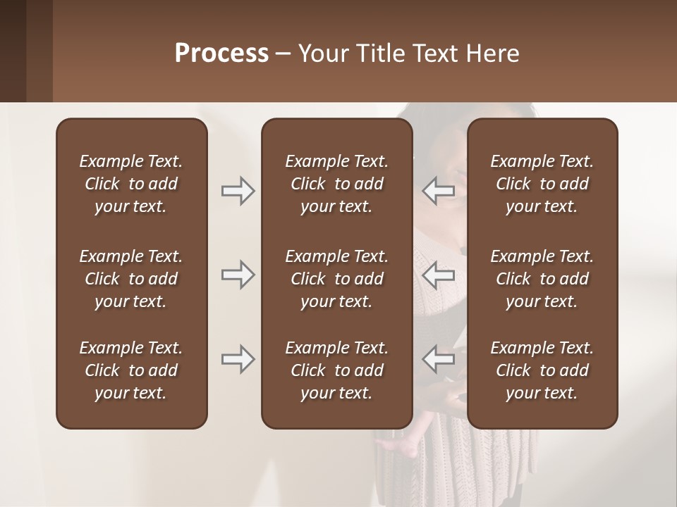 African American Serious Motherhood PowerPoint Template