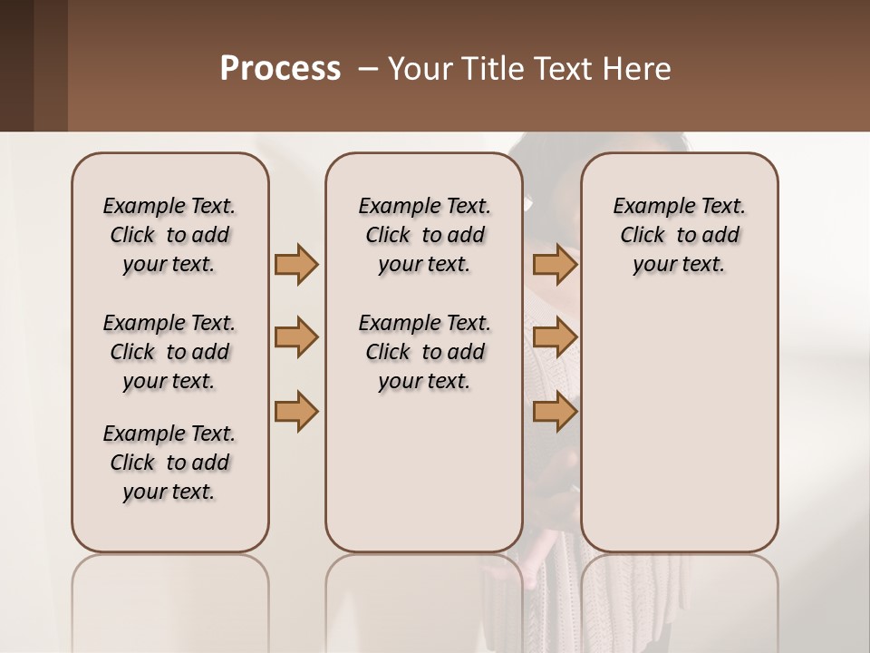 African American Serious Motherhood PowerPoint Template