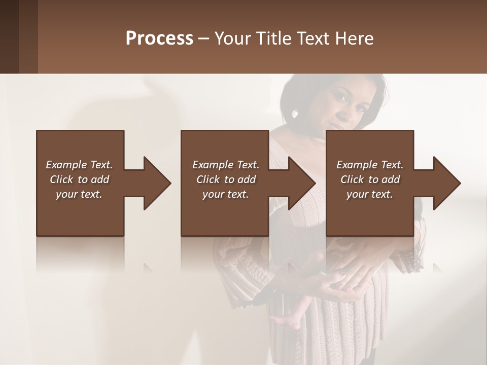 African American Serious Motherhood PowerPoint Template
