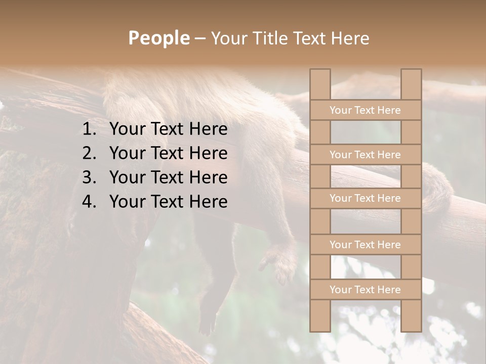 Asleep Wasted Jobless PowerPoint Template