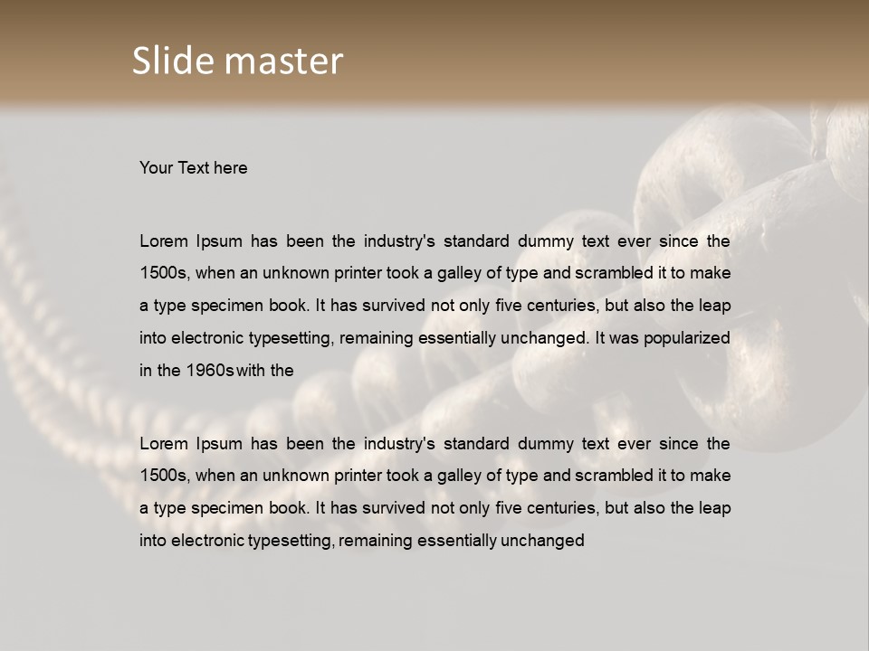 Vessel Anchor Float PowerPoint Template