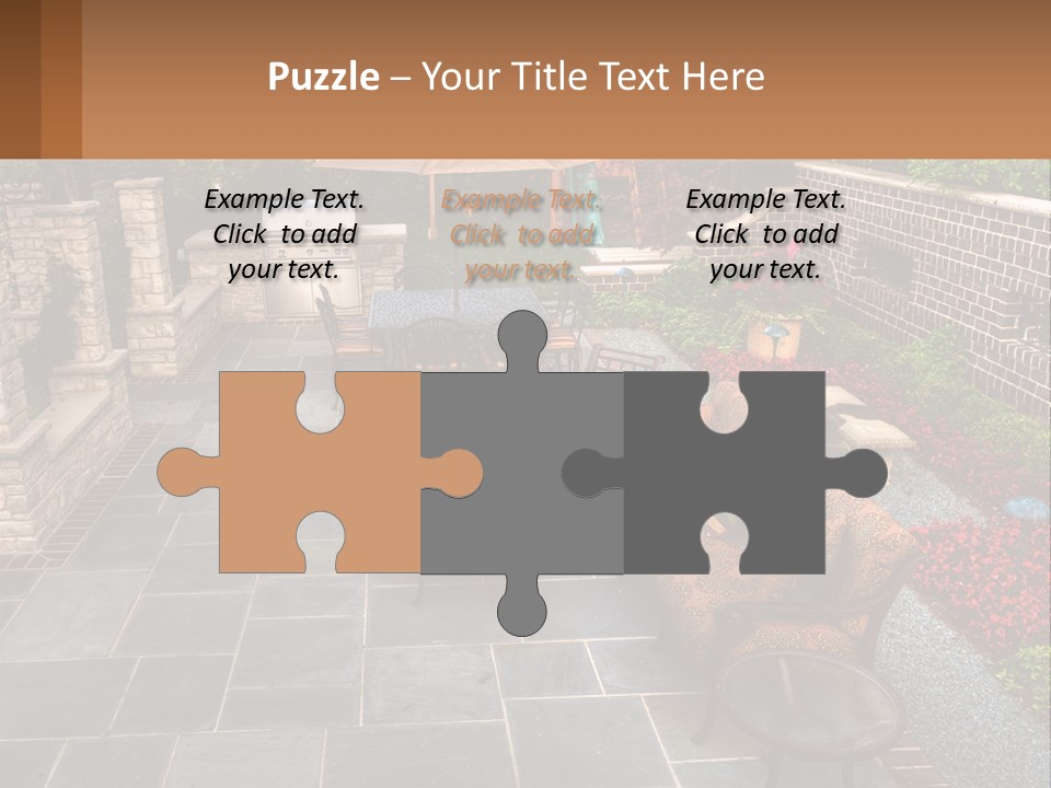 Wood Nature Sit PowerPoint Template