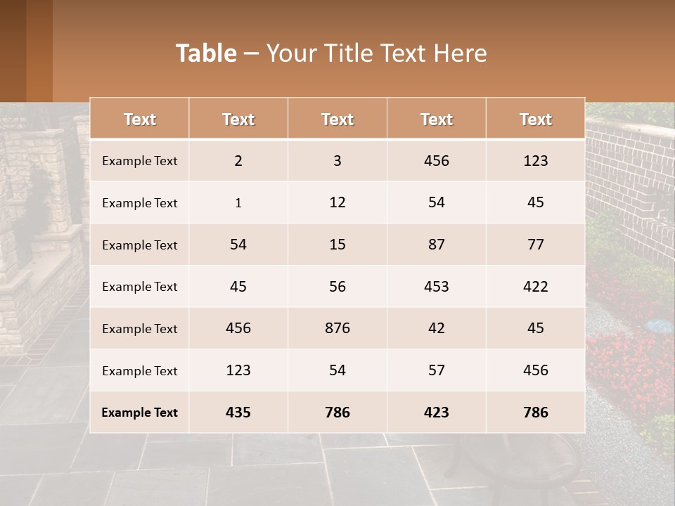 Wood Nature Sit PowerPoint Template