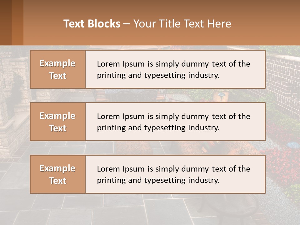 Wood Nature Sit PowerPoint Template
