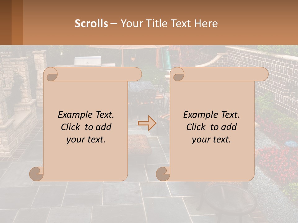 Wood Nature Sit PowerPoint Template