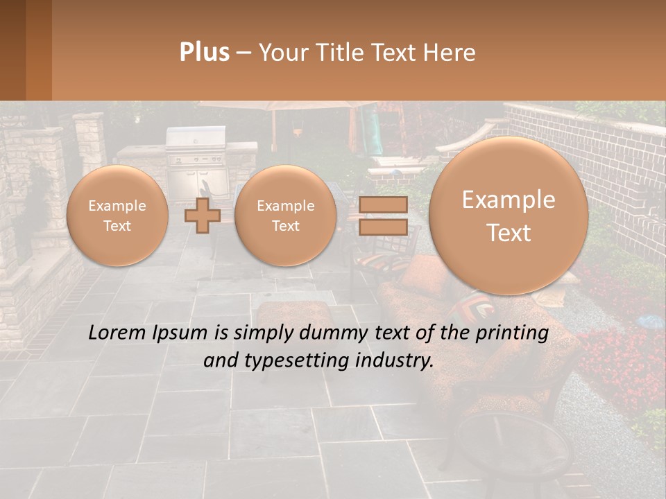 Wood Nature Sit PowerPoint Template