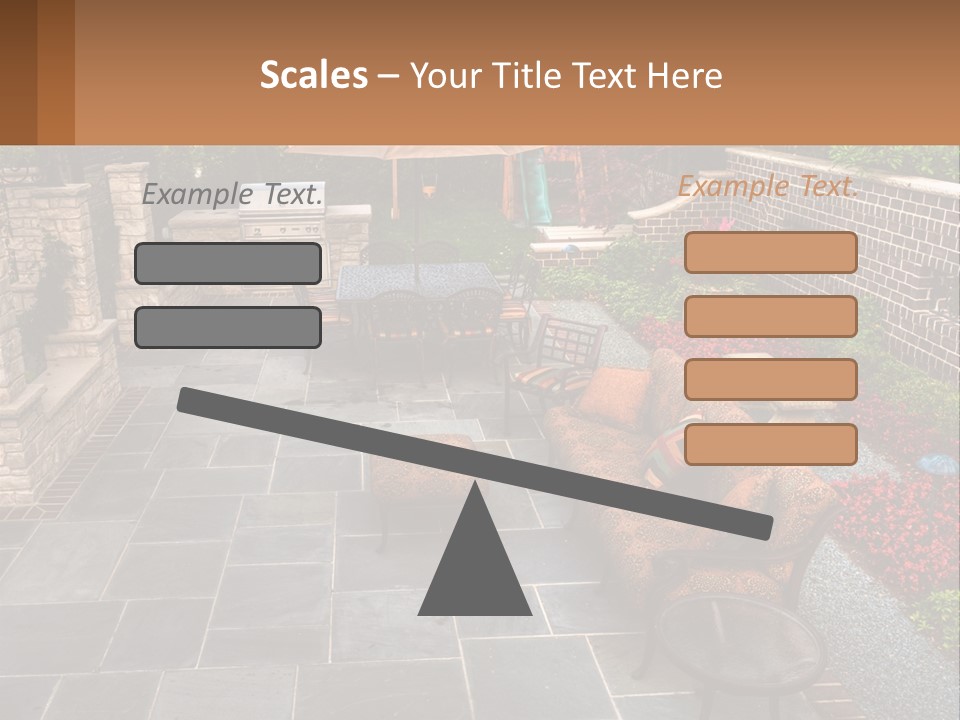 Wood Nature Sit PowerPoint Template