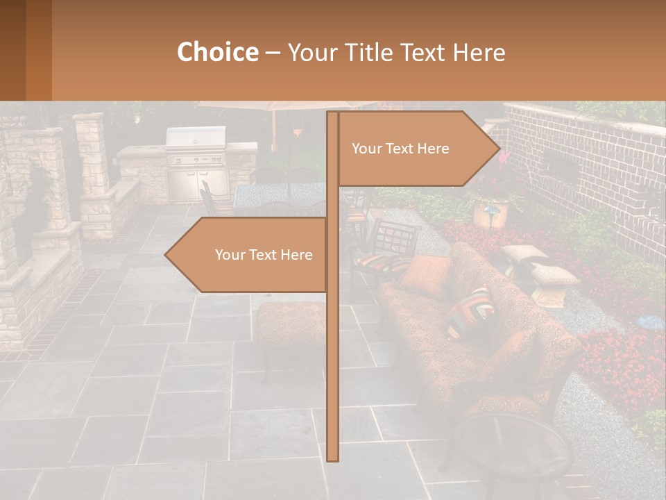 Wood Nature Sit PowerPoint Template