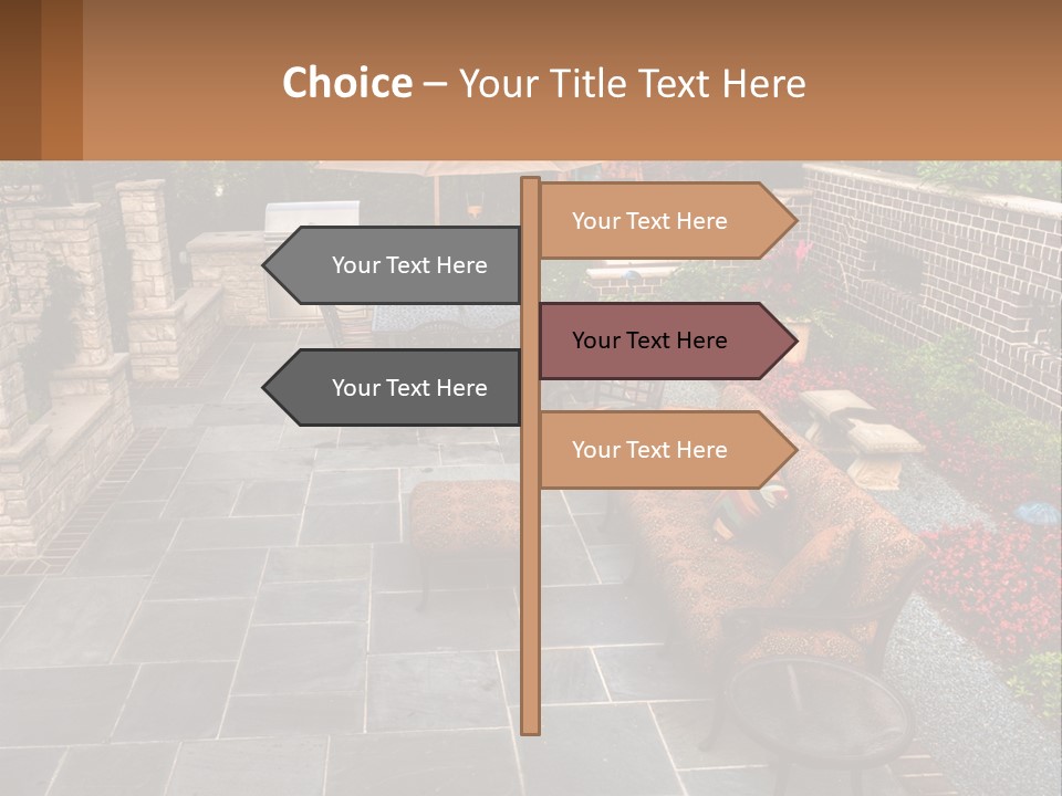 Wood Nature Sit PowerPoint Template