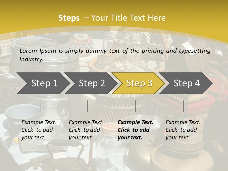 Sale Chairs Houses PowerPoint Template
