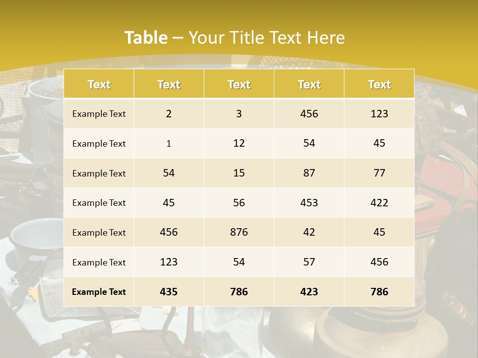 Sale Chairs Houses PowerPoint Template