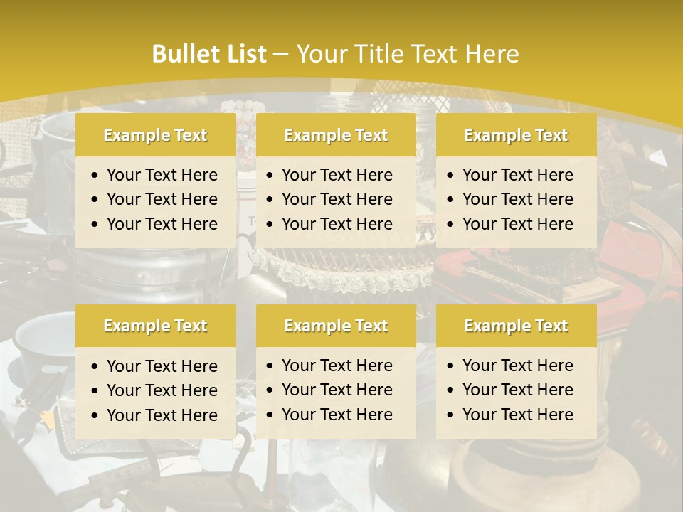 Sale Chairs Houses PowerPoint Template